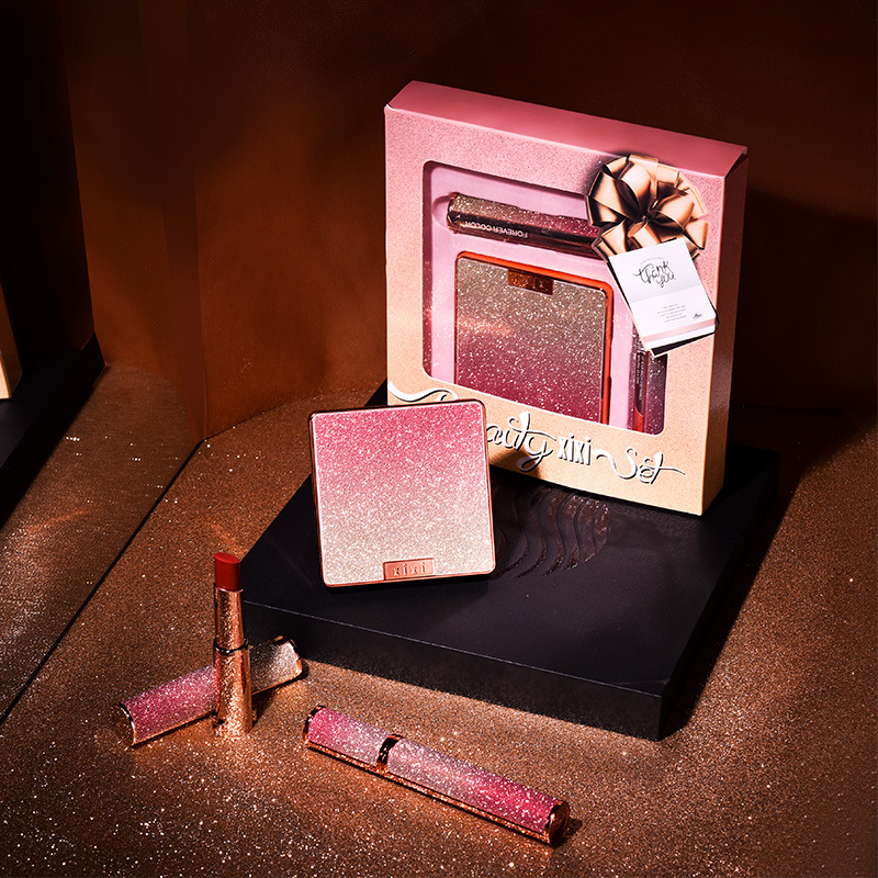 Net red xixi Cosmetics suit Eye shadow Lipstick Mascara beginner student Beauty Eye combination full setin the Makeup/Perfume/Beauty tools , Makeup set category - from Buy2taobao.com to provide professional Taobao agent buy service