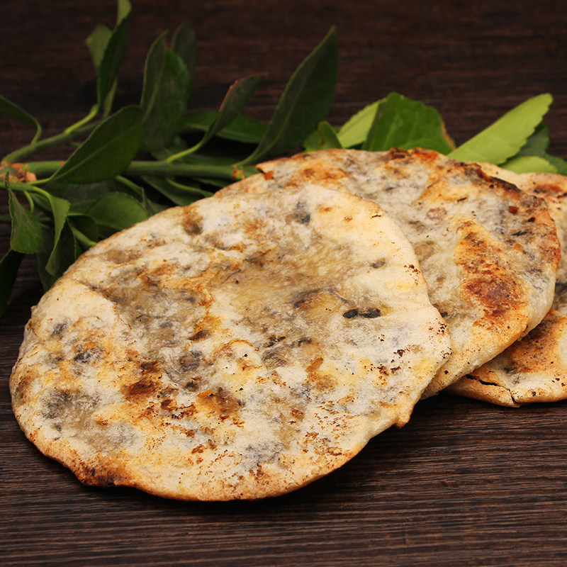 现做黄山屯溪老街火炉碳烤薄脆饼梅干菜酥饼大烧饼10个装早点零食