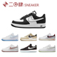 #耐克 Nike Air Force 1 Low AF1 耐磨  GS 白红 DQ5972-100