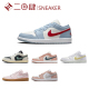 热销Air Jordan 1 Low AJ1 篮球鞋 粉红 粉蓝 白红黑 DC0774-005