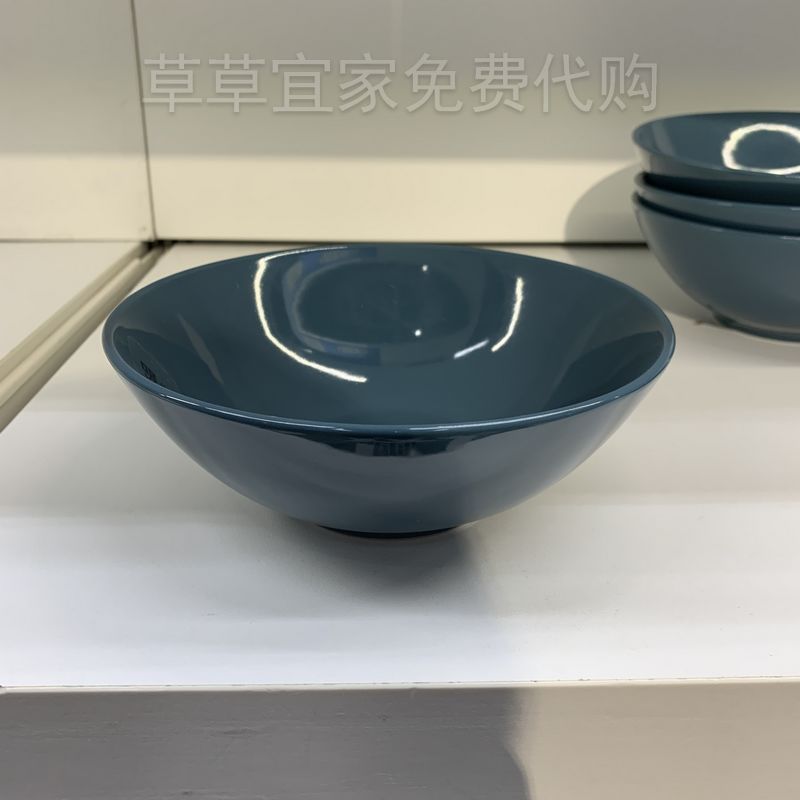 国内上海宜家代购正品法利克洛碗用餐饭碗5寸16cm石瓷米饭碗汤碗