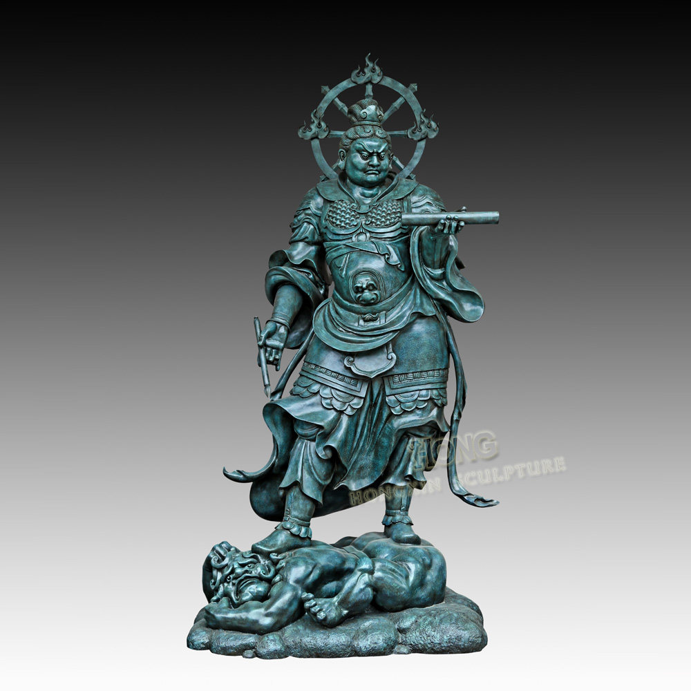 铜雕塑广目增长多闻持国四大天王ls220寺院大型户外落地摆件包邮