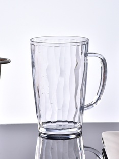 PC亚克力酒杯啤酒杯塑料透明摔不破耐高温菠萝杯扎啤杯饮料杯