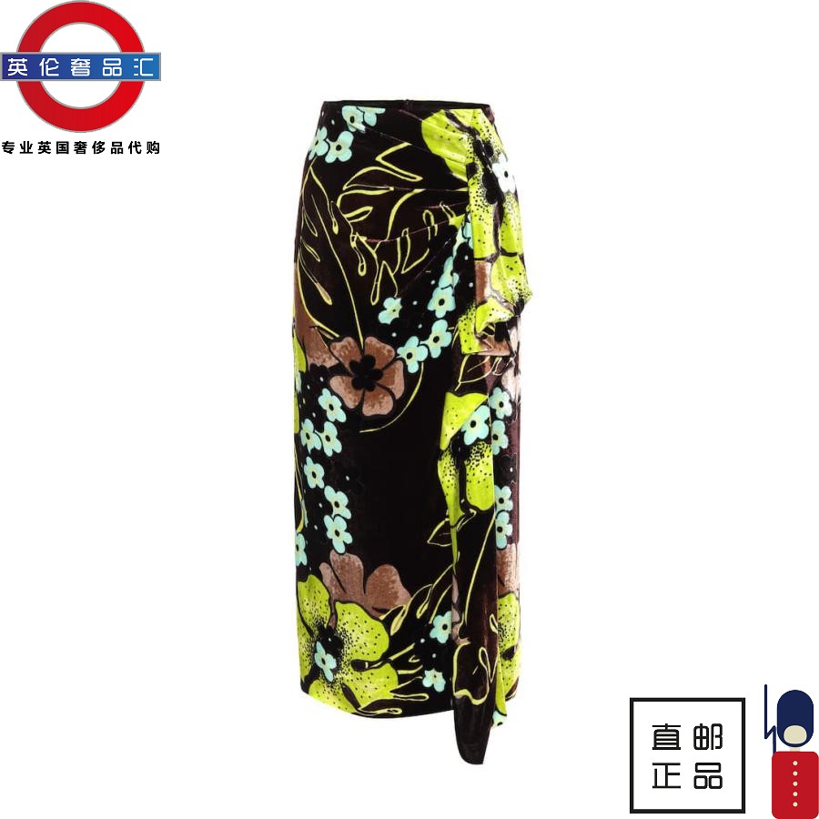 英倫代購 8女新款Dries Van Noten 花卉天鵝絨半身裙 倫敦包郵在類目 女裝/女士精品, 半身裙中 - 來自Buy2taobao.com提供專業的淘寶代購服務