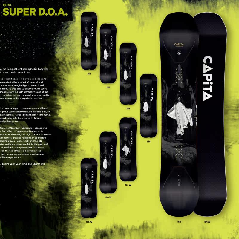 capita单板_capita2021 单板滑雪板super doa男款新品top雪具店 订金