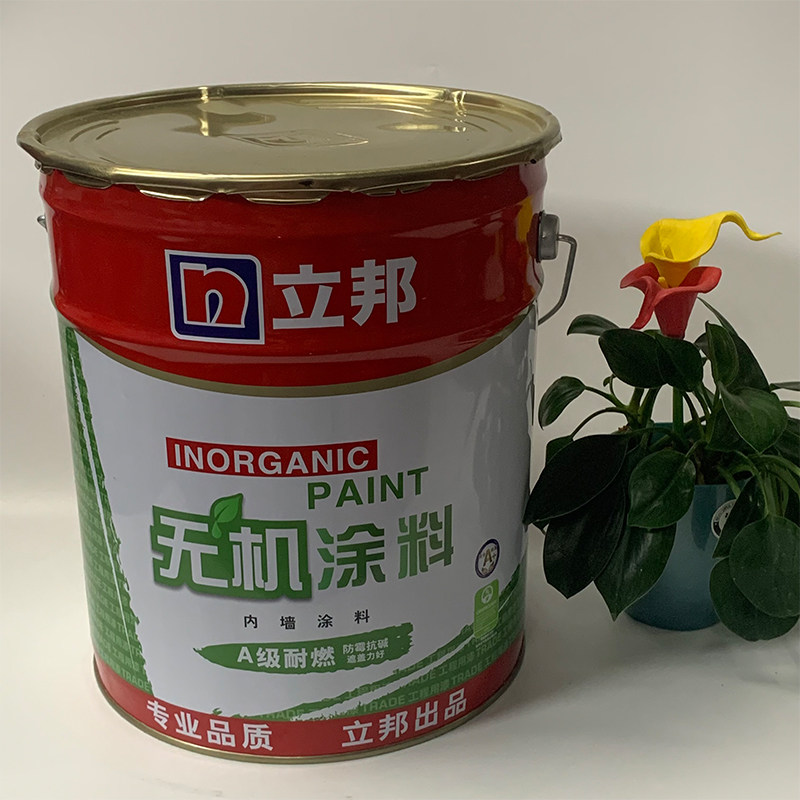 立邦无机内墙涂料a级耐燃内墙漆防潮防霉乳胶漆20kg