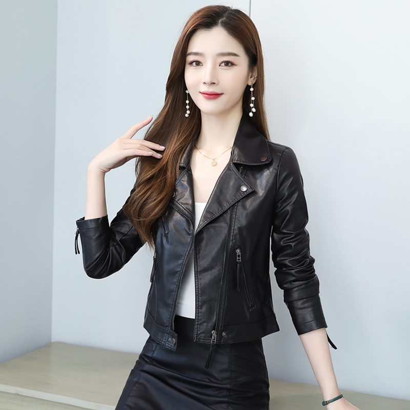 皮衣女常规款收腰显瘦真皮女士皮夹克2022反季新品绵羊皮外套已售1020