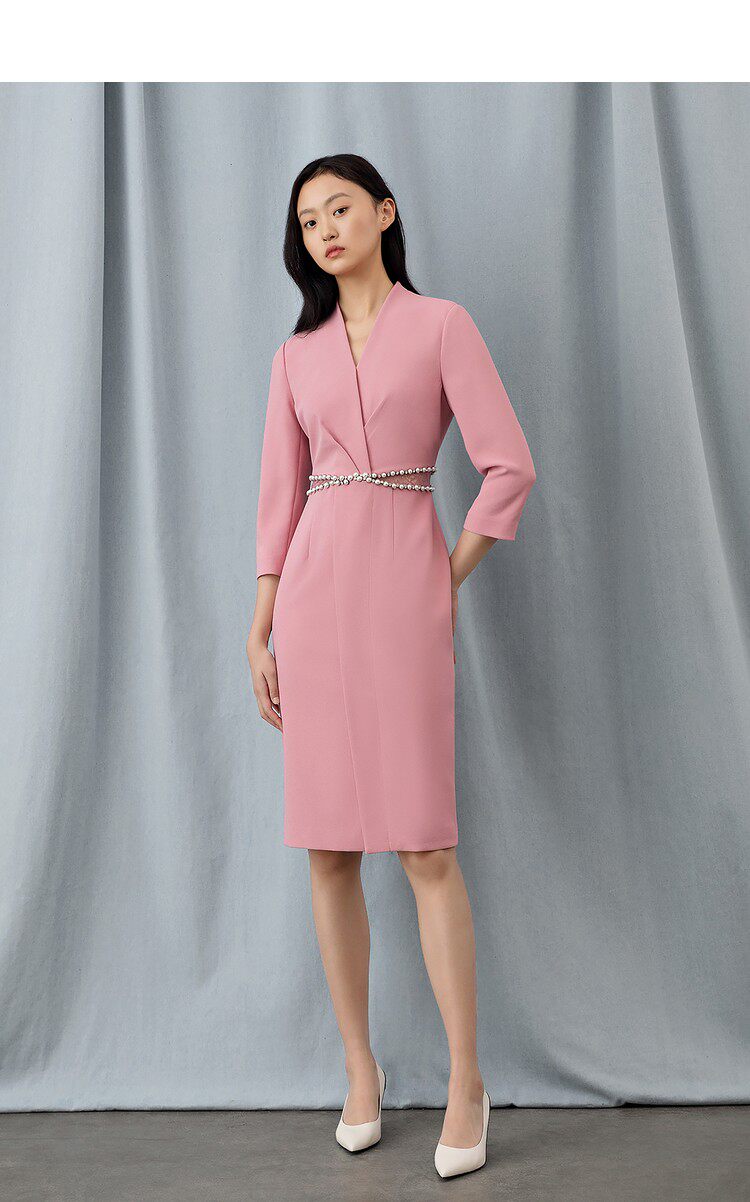 影儿真丝连衣裙