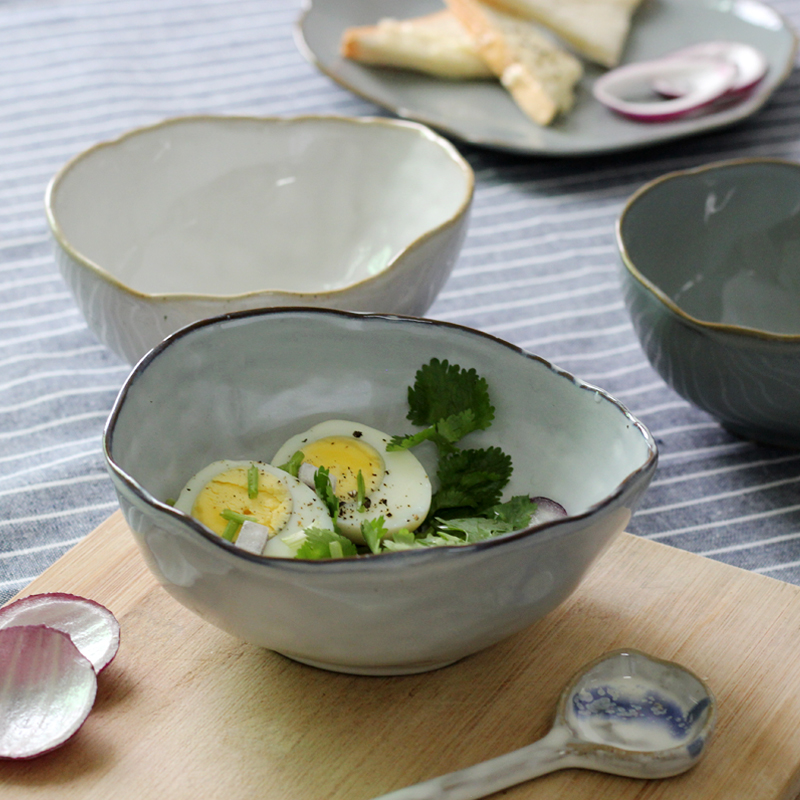 Several wood Fruit salad Dessert A bowl of instant noodles Soup bowl Mixing bowl originality Retro European style Ceramic tablewarein the Tableware , Tableware , Bowl category - from Buy2taobao.com to provide professional Taobao agent buy service