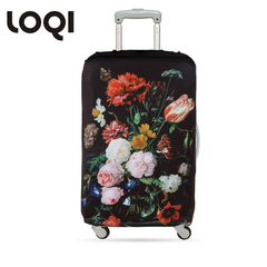 LOQI旅行箱保护套通用弹力加厚耐磨防泼水加大号箱保护套 花瓶