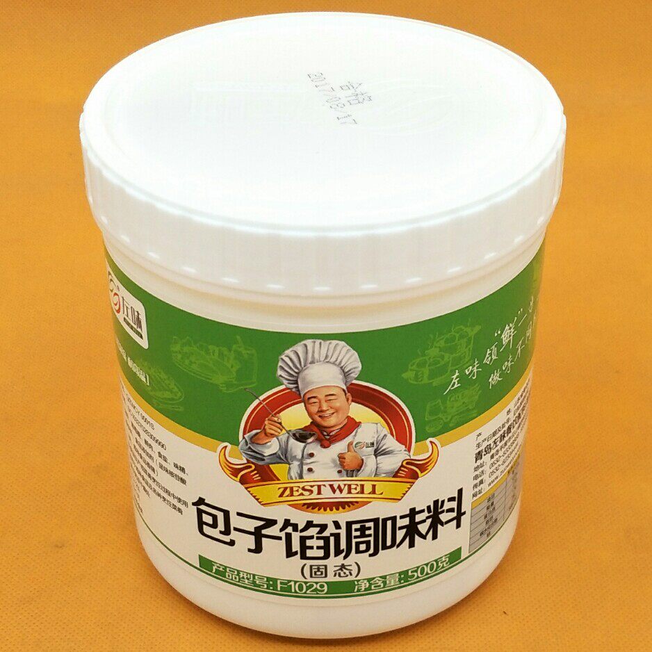 左味鲜肉包子馅复合调馅料500g 肉包子馅调味料 包子饺子调馅粉_不