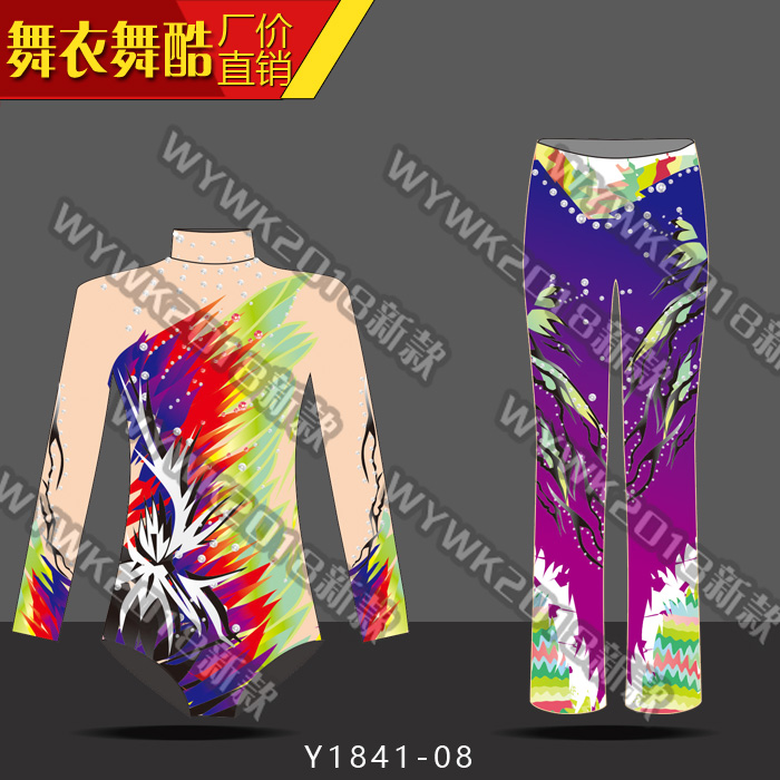 舞衣舞酷定制原创设计有氧竞技健美操套装舞蹈比赛表演服Y1841-08|ruв категории движение/йога/фитнес/фанаты товаров, танец/аэробика/гимнастика, аэробика, аэробика костюм - от Buy2taobao.com для оказания профессиональной услуги покупки агента Taobao