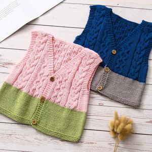 宝宝编织毛背心新款图片