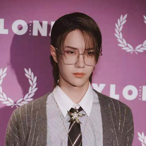 王一博新造型同款眼镜框斯文败类金属眼镜女金丝边近视镜有度数男