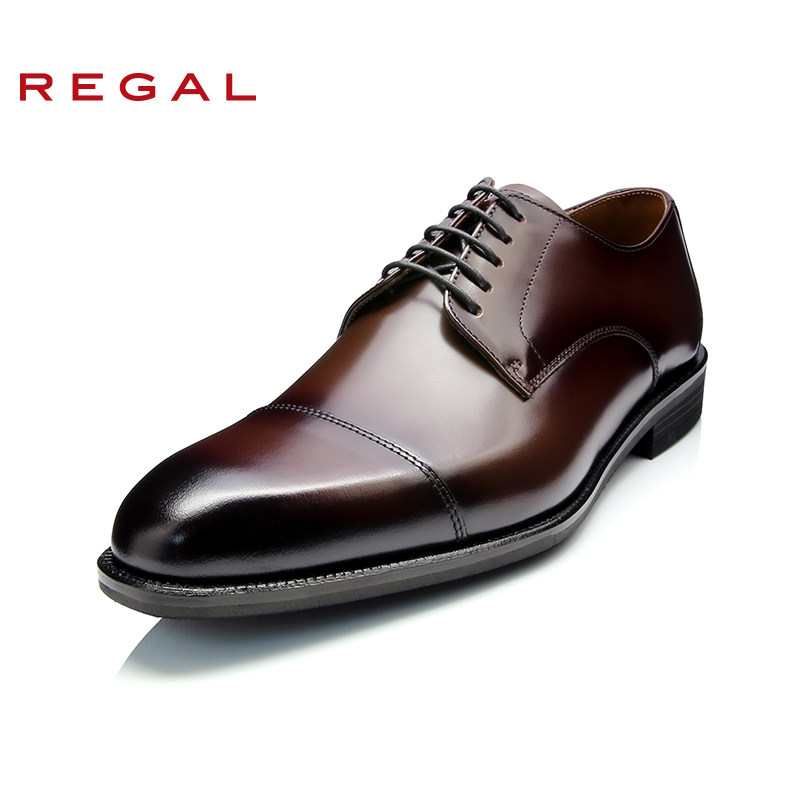 regal丽格商务正装牛皮男士皮鞋男鞋j256