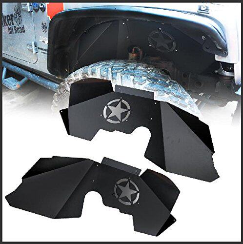 jeep牧马人07-17款jk改装前后铝合金轮眉改装五星轮眉内衬