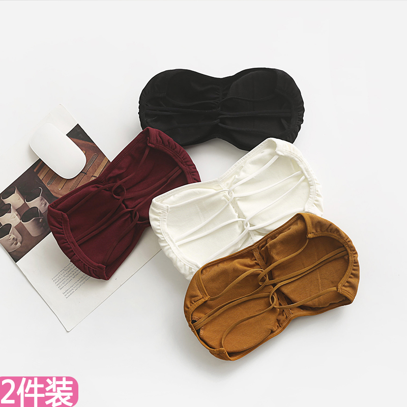 内衣女无钢圈裹胸无肩带美背性感交叉带抹胸打底防走光无带文胸薄在类目 女士内衣/男士内衣/家居服, 抹胸中 - 来自Buy2taobao.com提供专业的淘宝代购服务
