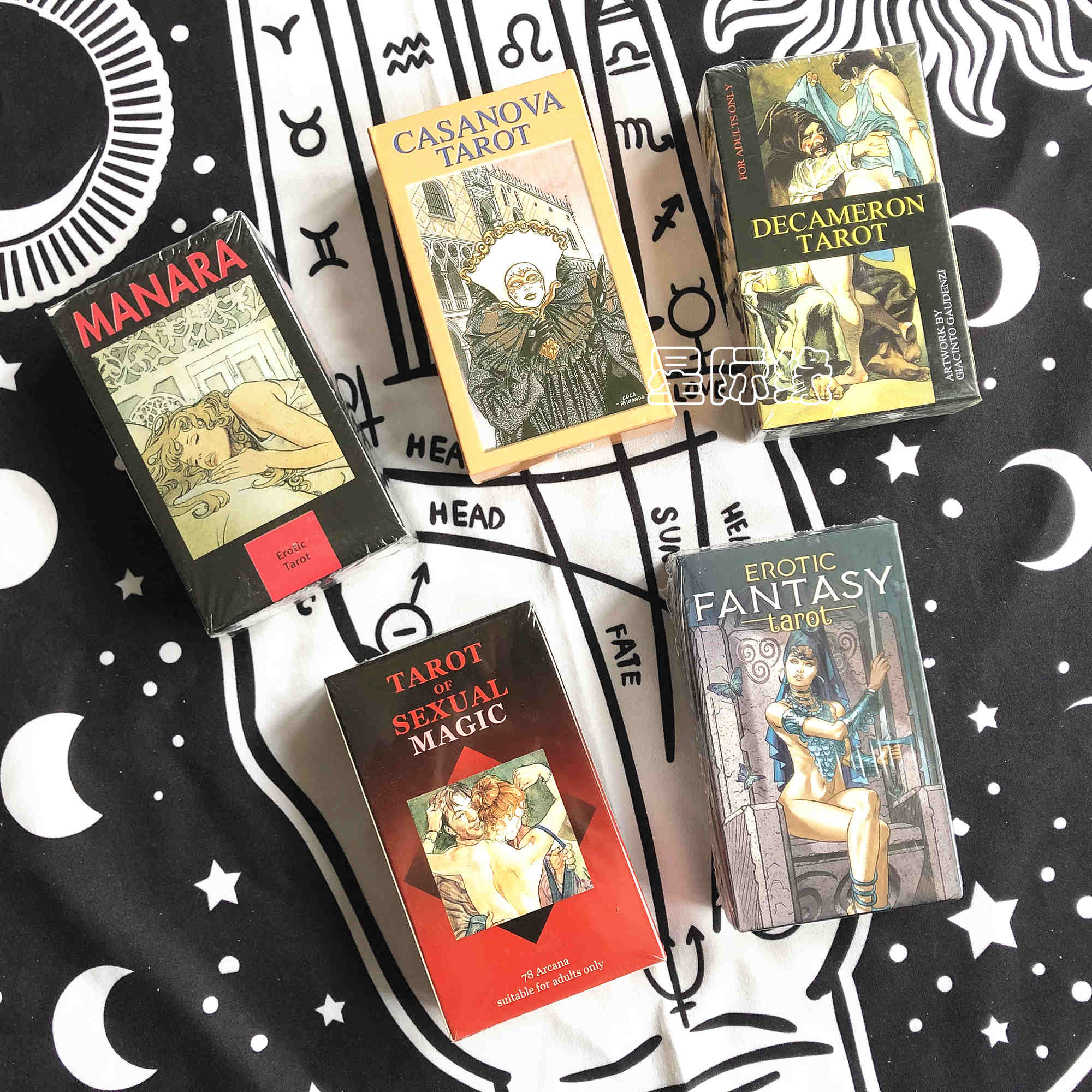 包邮十日谈通灵之战朱莉王感性幻想卡萨诺瓦风流子塔罗牌桌游卡牌