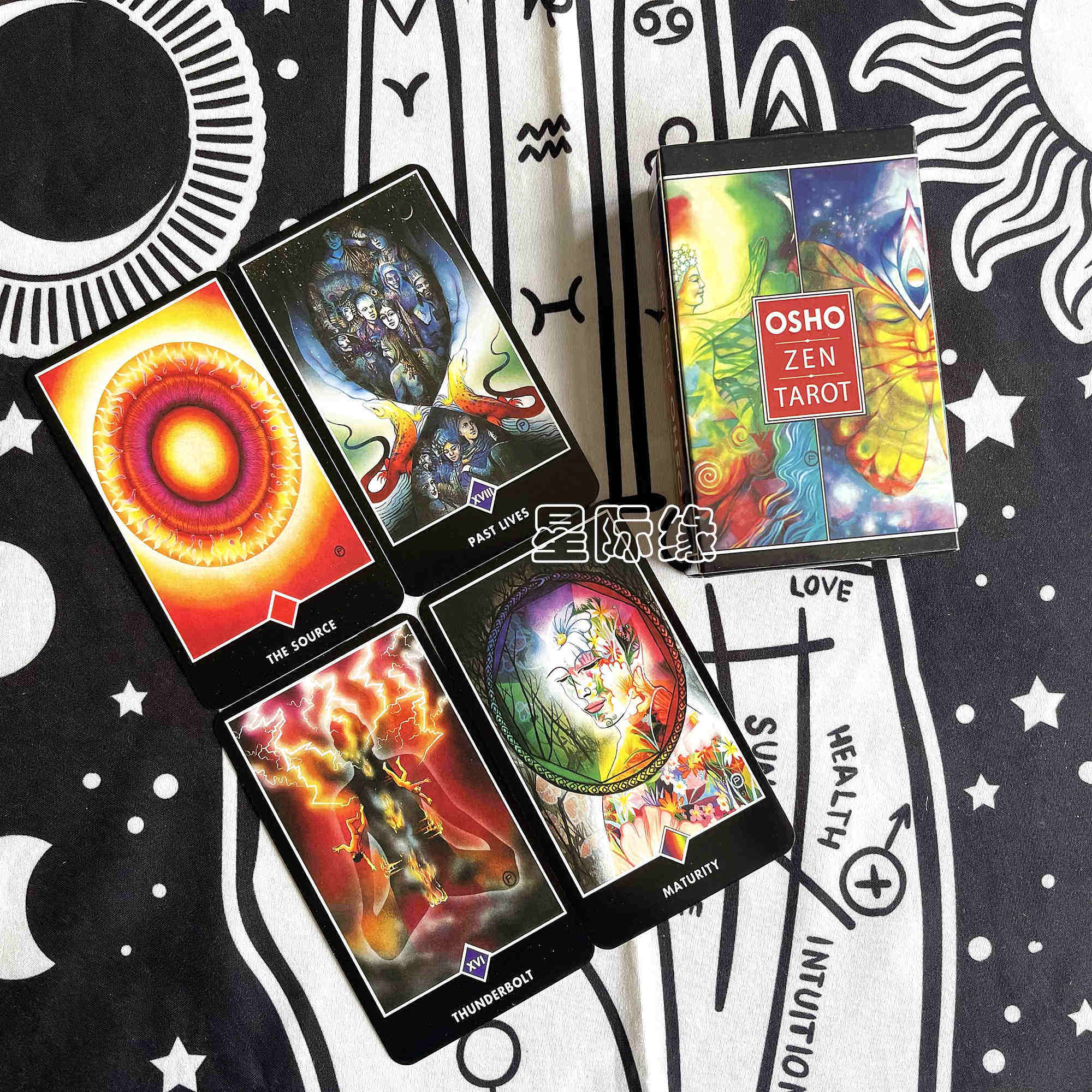 包邮oshozentarot奥修禅卡塔罗中文翻译牌袋桌游卡牌