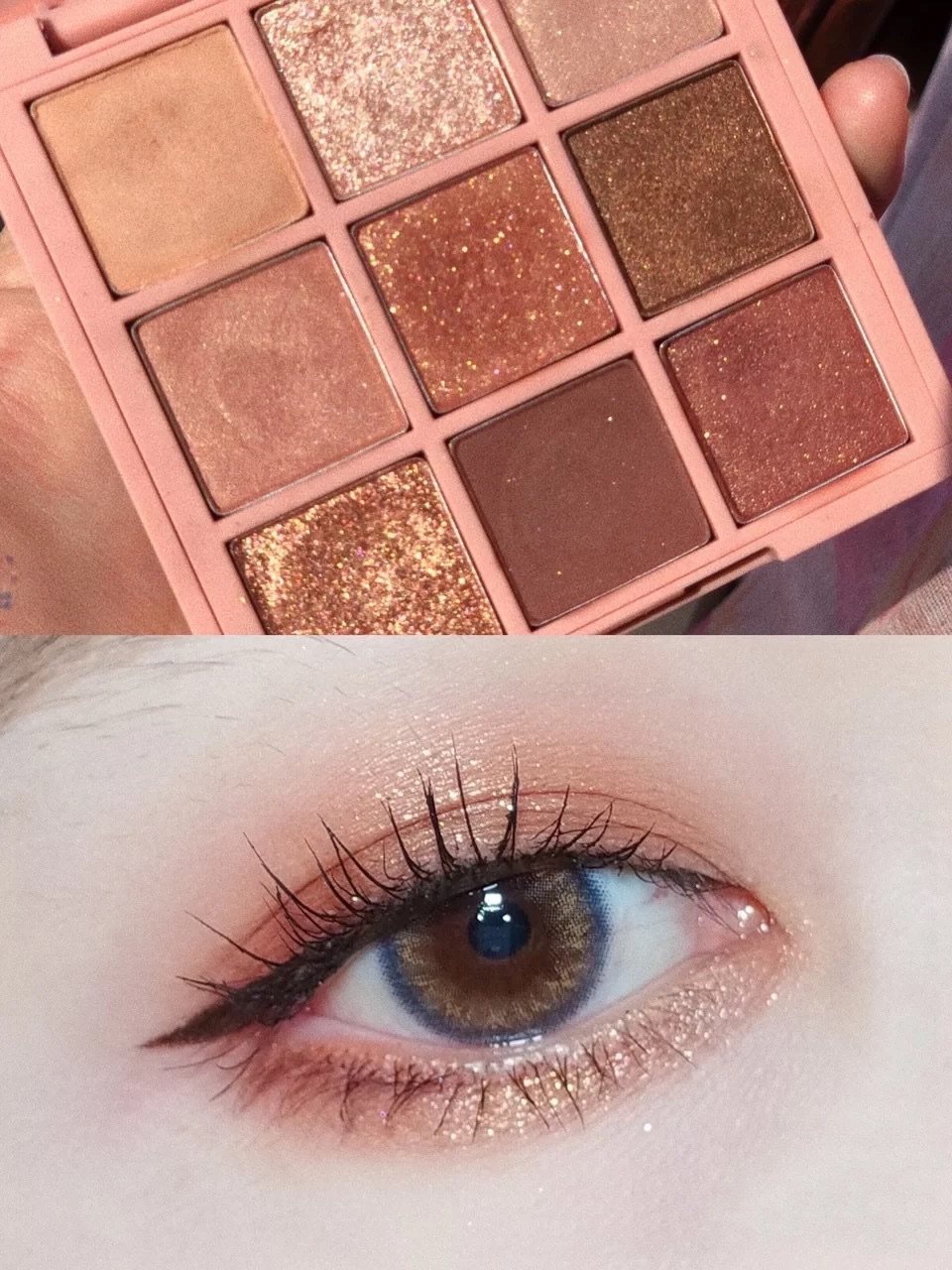 3ce九宫格眼影overtake南瓜珠光奶茶盘哑光透明