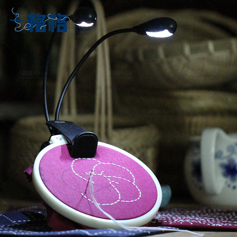 夹式双头可调LED灯 十字绣刺绣拼布手工工具绣架绣绷用|msdalam kategori rumah Fabrik, Cross Alat Jahit dan Aksesori, aksesori jahitan silang, barangan rumah - dari Buy2taobao.com untuk memberikan perkhidmatan ejen Taobao profesional membeli