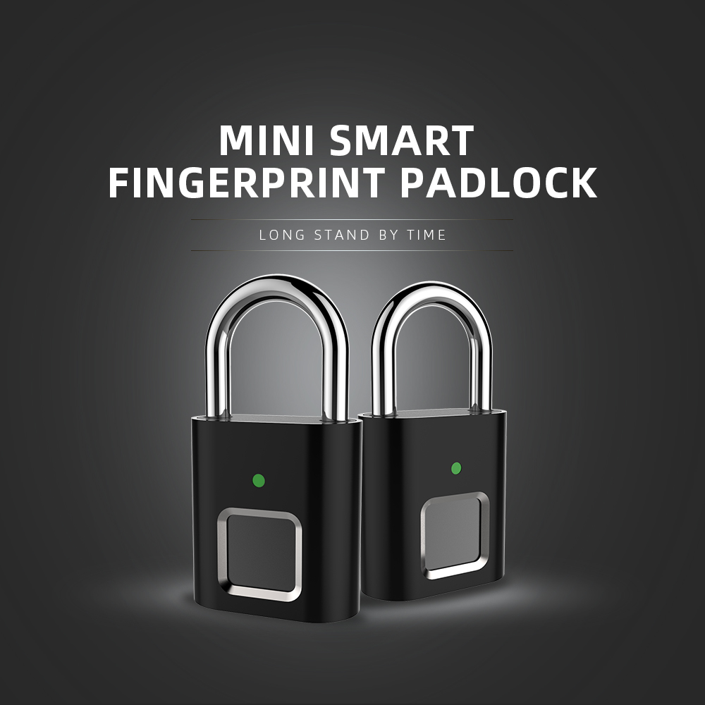 Mini Unlock Rechargeable Smart Lock Keyless Fingerprint Lock在类目 基础建材, 家用五金, 锁具, 挂锁中 - 来自Buy2taobao.com提供专业的淘宝代购服务