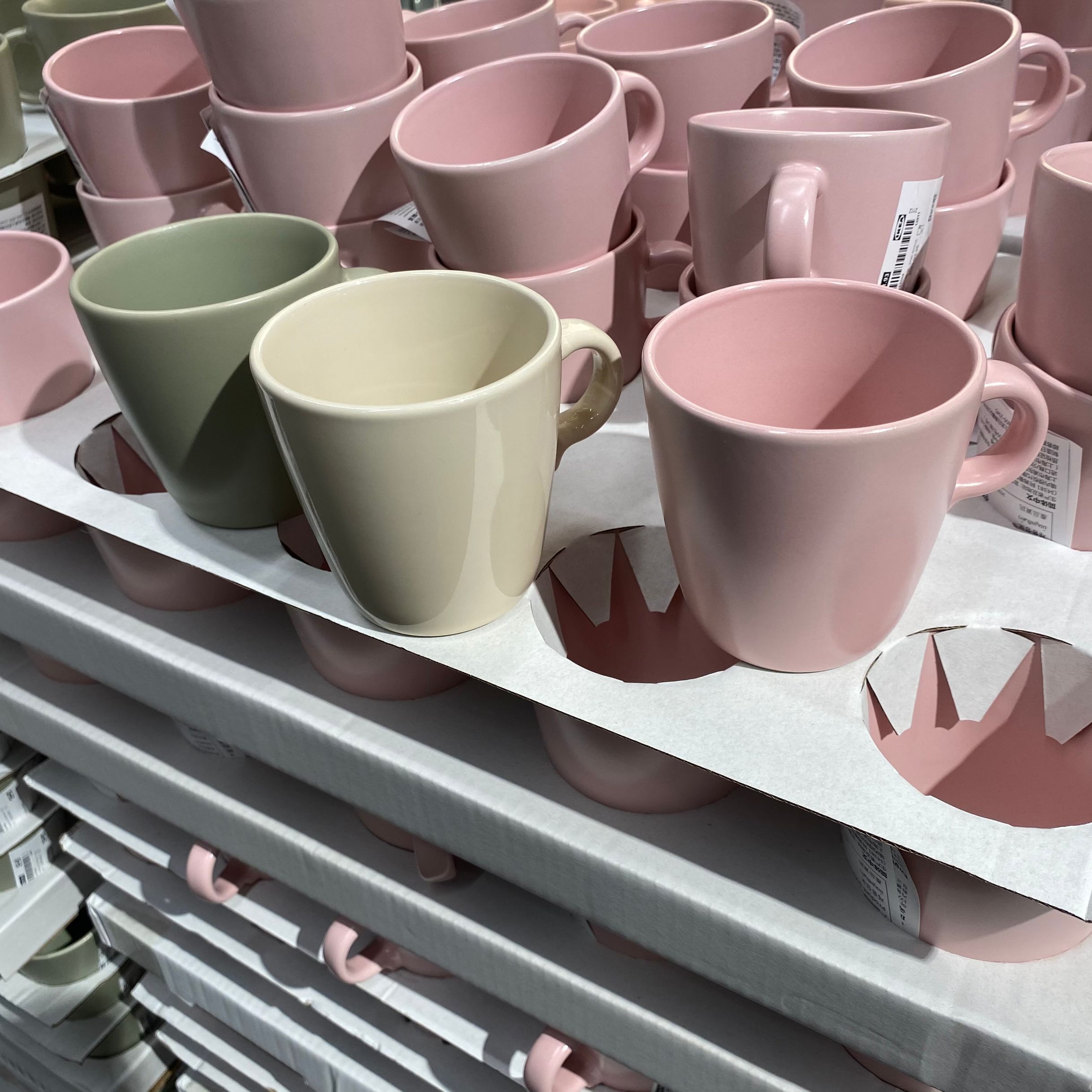 小蜗牛宜家ikea法利克洛大杯咖啡杯马克杯茶杯水杯饮水杯陶瓷杯家