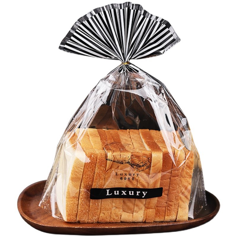 面包包装袋烘焙透明自粘一次性打包袋切片吐司饼干餐包自封食品袋