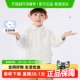 巴拉巴拉童装男童长袖衬衫纯棉儿童上衣2025新春装学院风时尚百搭