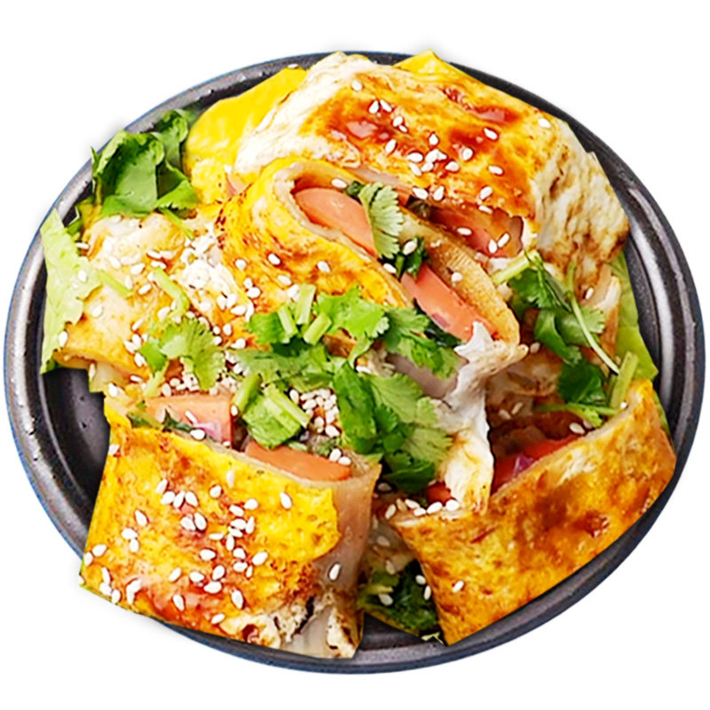 烤冷面家庭装 烤冷面片皮 早餐家用小吃 正宗东北炒考烤冷面商用