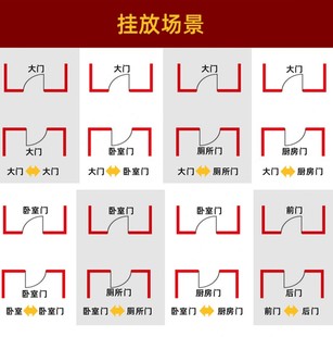 五帝钱挂件纯铜葫芦家中门对门六帝钱五黄二黑真品铜钱家居挂饰