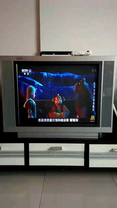TCL34寸纯平电视，CRT电视。