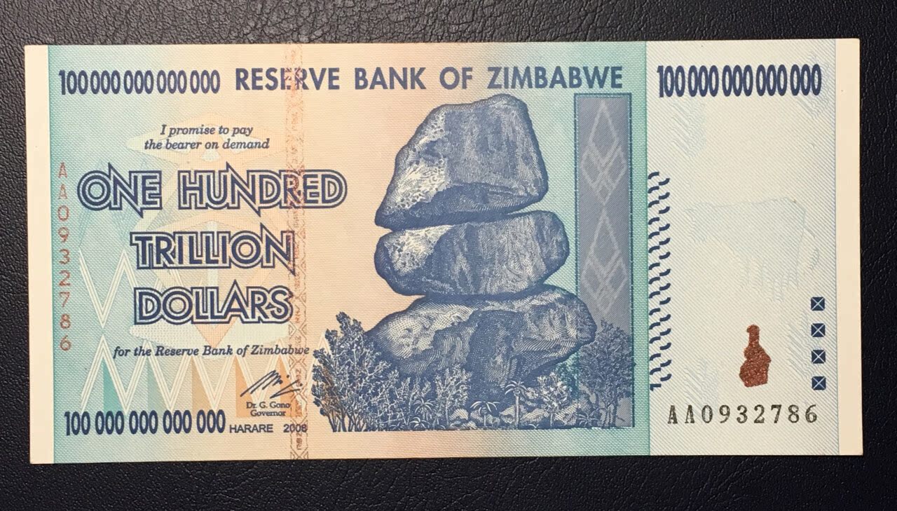 【津巴布韦100万亿】_二手_转让_回收 – 闲鱼