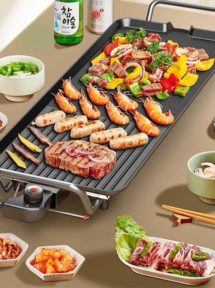电烤炉烧烤炉电烤盘烤肉盘烤肉锅烤肉机家用无油烟铁板烧烧烤烤鱼
