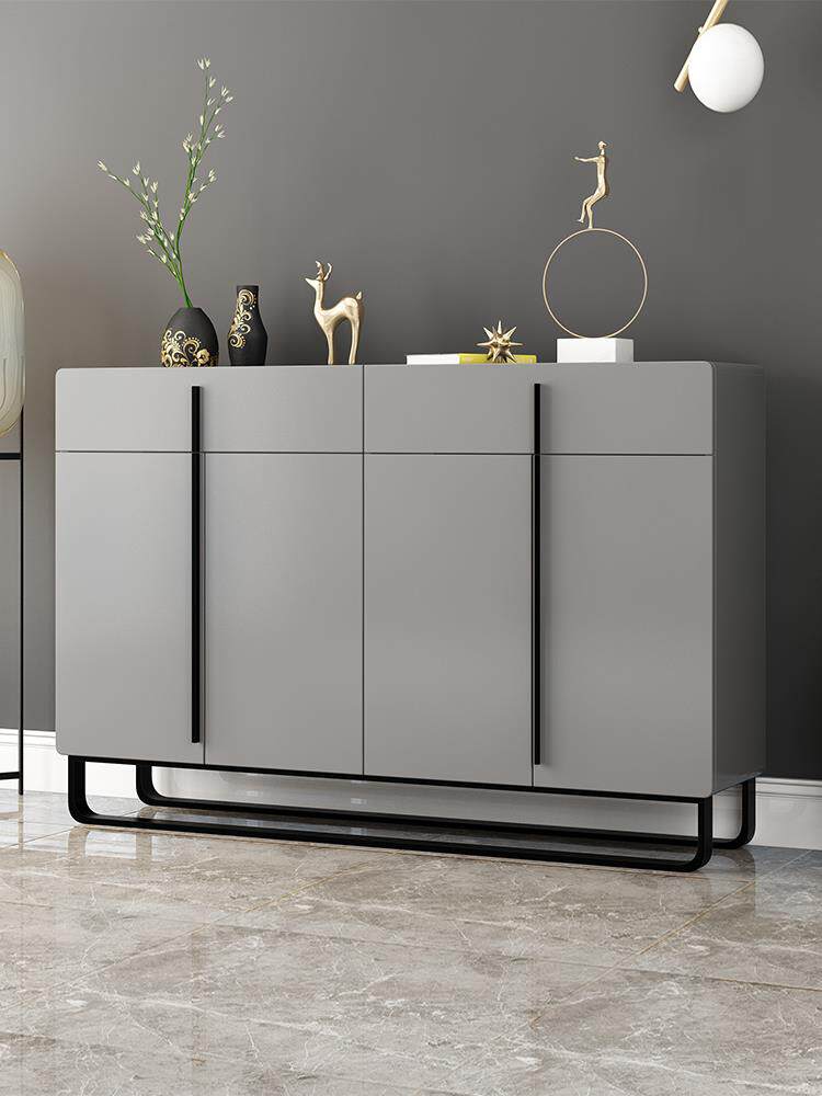 轻奢后现代鞋柜家用门口简约现代隔断柜客厅大容量北欧收纳玄关柜