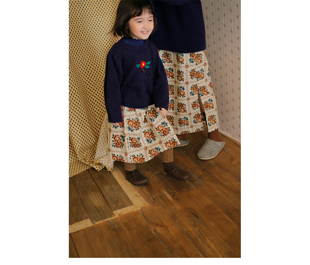 糖宝麻麻线amber韩国童装女童毛衣套头儿童2020年新款洋气针织衣