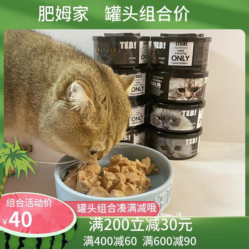 汤恩贝猫罐头TEB进口主食功能罐170g/80g成幼猫零食湿粮营养英短