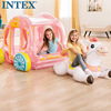 原裝正品INTEX公主馬車玩具嬰幼兒海洋球池充氣兒童帳篷水上浮床 原裝正品INTEX公主馬車玩具嬰幼兒海洋球池充氣兒童帳篷水上浮床