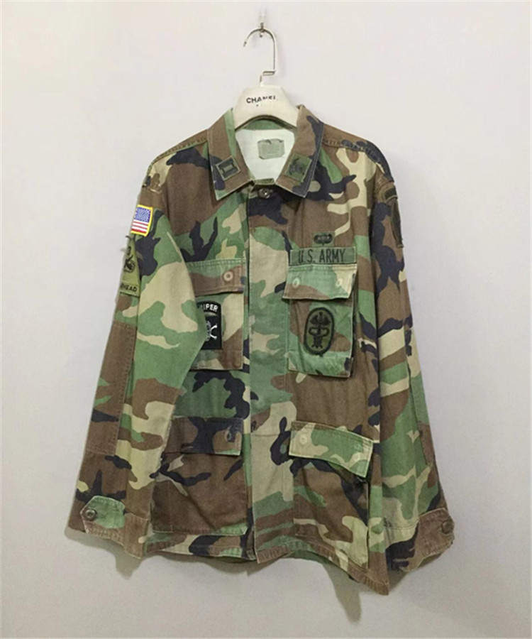 【原 价¥468】vintage  美国古着U.S ARMY美国陆军BDU迷彩夹克