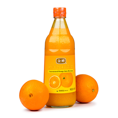 劲霸金蝉橙汁饮料浓浆840ml奶茶鸡尾酒果汁烘焙烹饪辅料