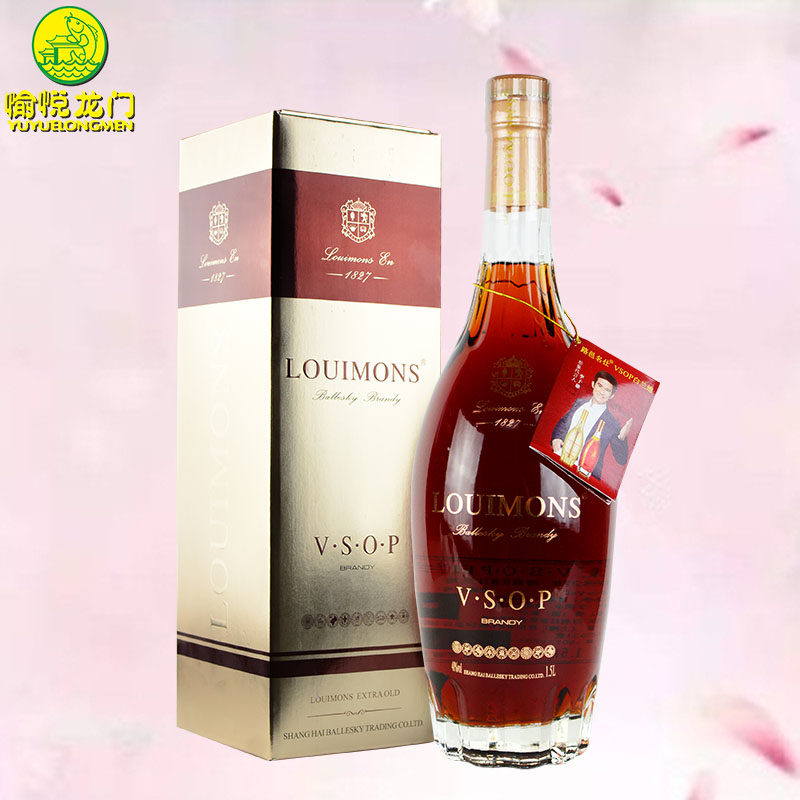 法国洋酒原酒进口洋酒路邑名仕vsop白兰地3斤15l白兰地洋酒