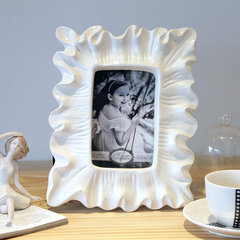 波浪创意相框摆台 现代简约时尚地中海婚纱照相框结婚生日礼物6寸