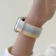 适用苹果手表applewatch8新款星光尼龙回环iwatch表带舒适柔软