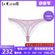 LACLOVER兰卡文21SS挚爱white 女士高端性感蕾丝低腰T内裤LC21PP1