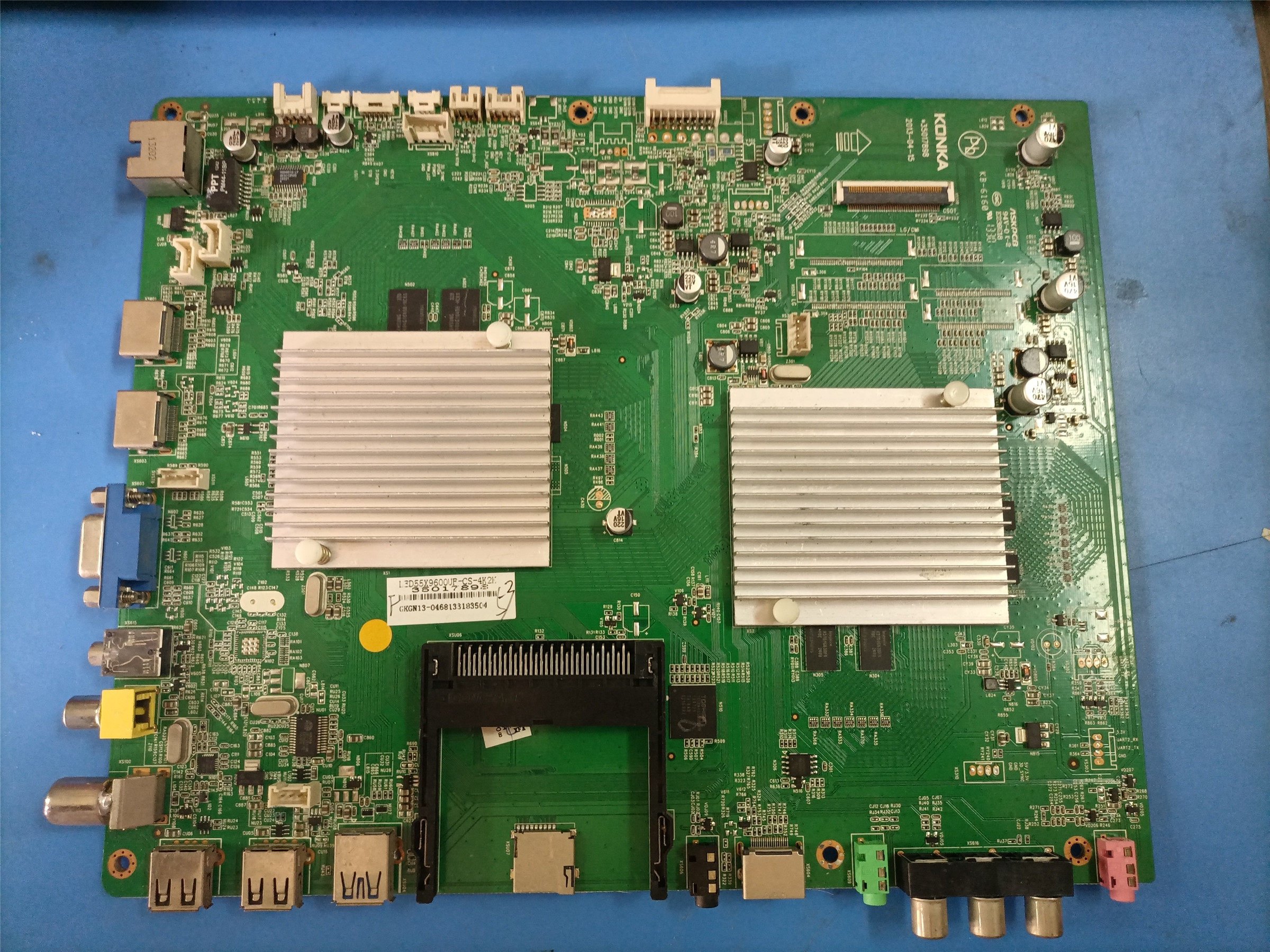 原装康佳led55x9600uf主板35017898配屏mt5461d011pcb电路板