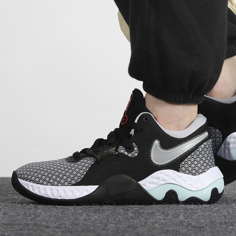 nike耐克2021秋冬男鞋nikerenewelevateii篮球鞋cw3406001