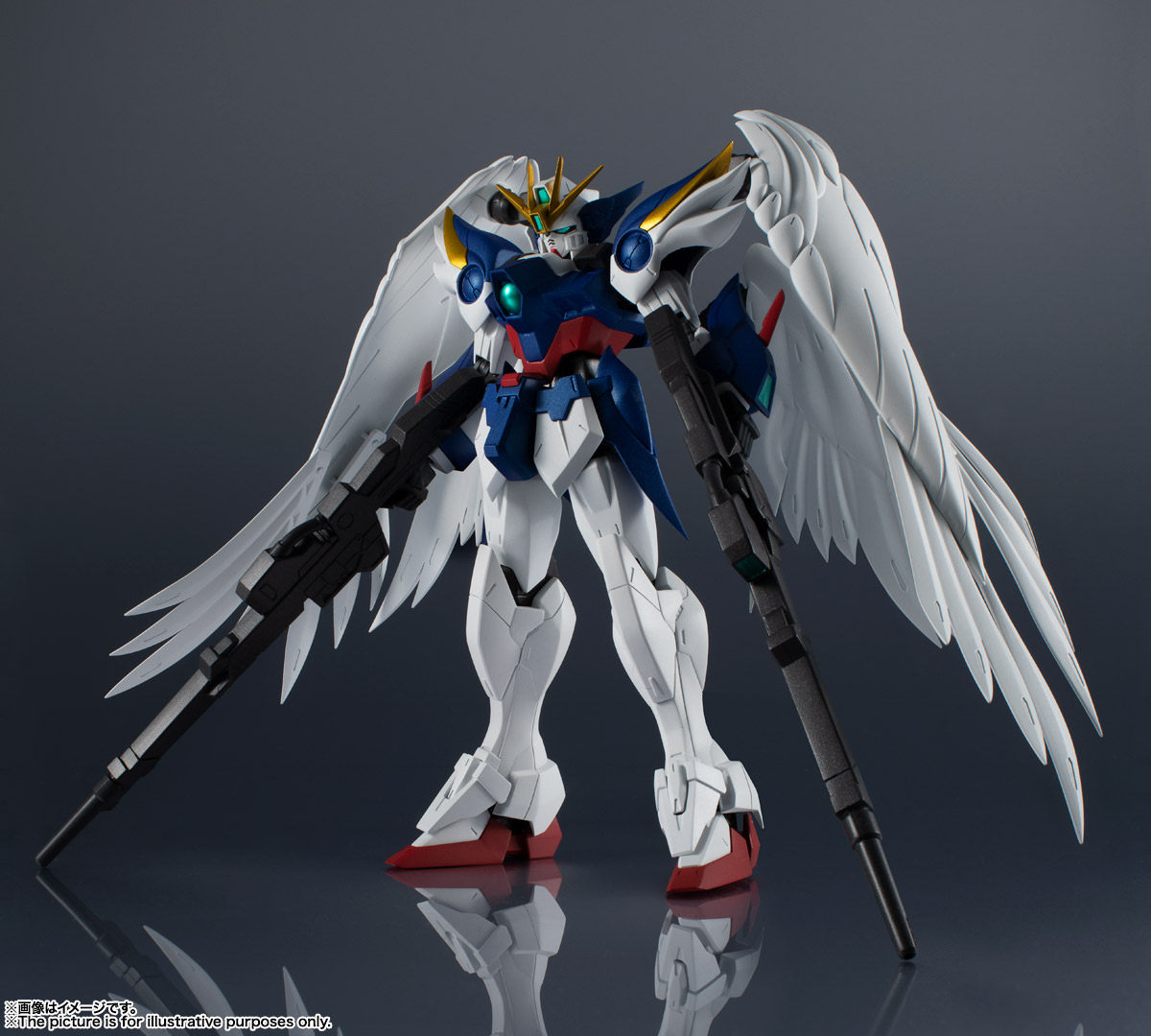 现货 万代 bandai gundam universe 飞翼零式ew 掉毛 高达w 成品