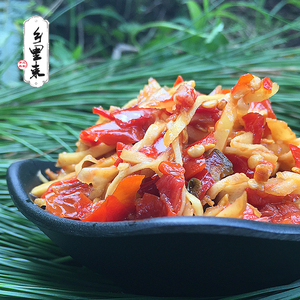 惊爆湖南农家自制姜丝辣椒调料开味酸辣下饭菜厂家直销特产