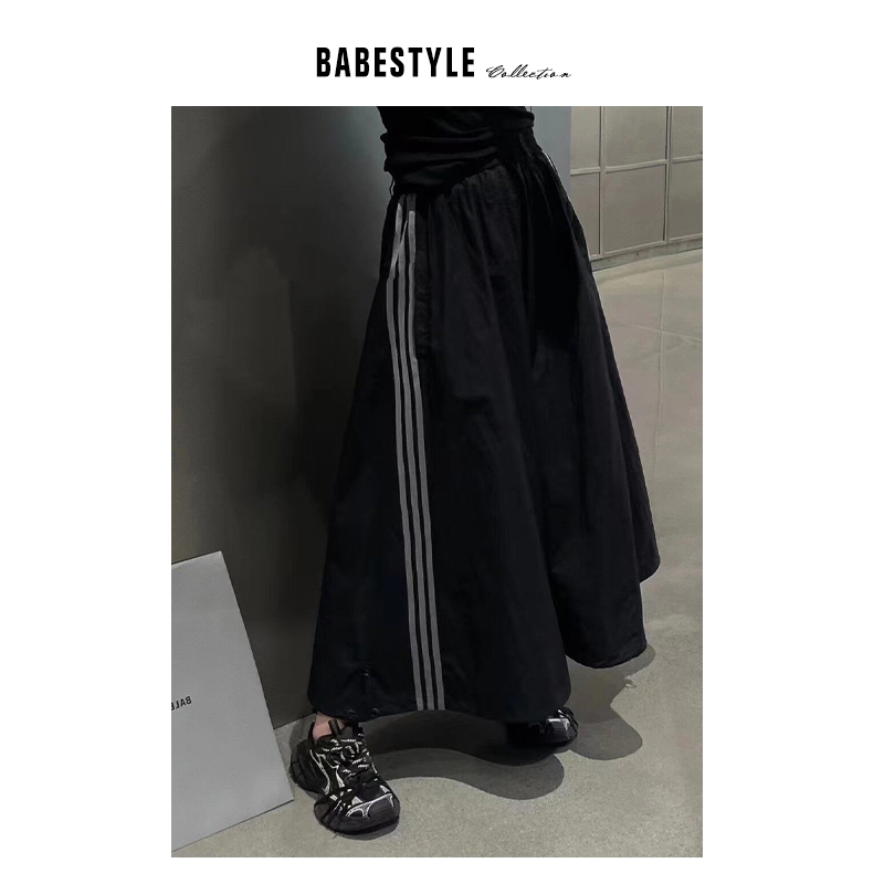 [BABESTYLE]VOL262 Urbancore~美式复古廓形运动休闲半身裙