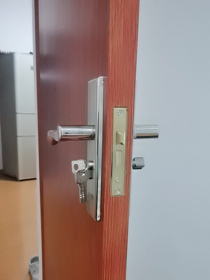 老式门房门换锁 卧室门锁室内通用型 老式木门房门锁家用内木门锁